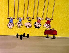 Screenshots from the 1984 Bill Melendez Productions cartoon It