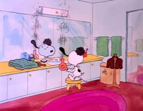 Screenshots from the 1984 Bill Melendez Productions cartoon It