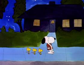 Screenshots from the 1984 Bill Melendez Productions cartoon It