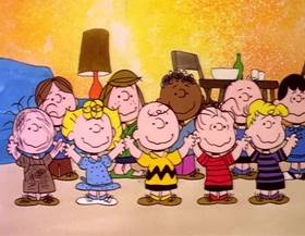 Screenshots from the 1984 Bill Melendez Productions cartoon It