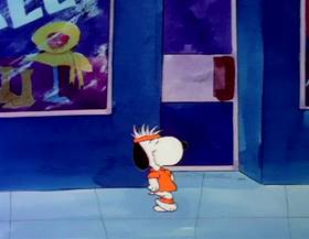 Screenshots from the 1984 Bill Melendez Productions cartoon It