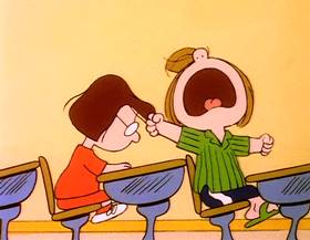 Screenshots from the 1984 Bill Melendez Productions cartoon It