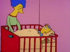 Screenshots from the 1987 Gracie Films cartoon Good Night