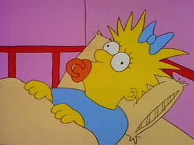 Screenshots from the 1987 Gracie Films cartoon Good Night