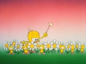 Screenshots from the 1987 Brizzi Films cartoon La marguerite