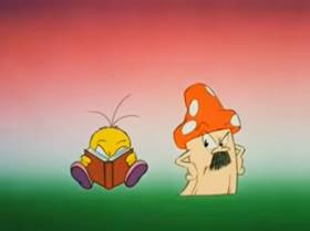 Screenshots from the 1987 Brizzi Films cartoon La marguerite