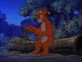 Screenshots from the 1988 Disney Television Animation cartoon Stripes