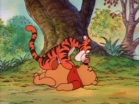 Screenshots from the 1988 Disney Television Animation cartoon Stripes