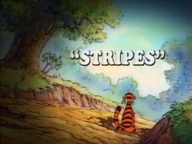 Screenshots from the 1988 Disney Television Animation cartoon Stripes