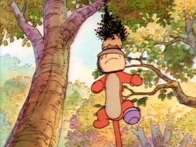 Screenshots from the 1988 Disney Television Animation cartoon Stripes