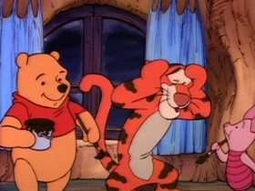 Screenshots from the 1988 Disney Television Animation cartoon Stripes