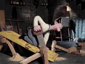 Screenshots from the 1989 Aardman cartoon A Grand Day Out