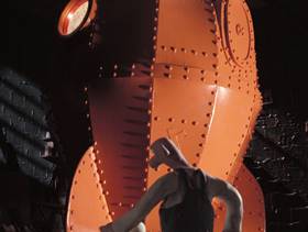 Screenshots from the 1989 Aardman cartoon A Grand Day Out