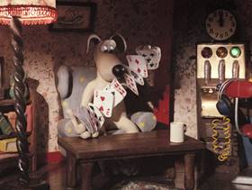 Screenshots from the 1989 Aardman cartoon A Grand Day Out