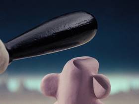 Screenshots from the 1989 Aardman cartoon A Grand Day Out