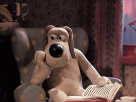 Screenshots from the 1989 Aardman cartoon A Grand Day Out