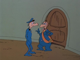 Screenshots from the 1989 Bakshi Animation cartoon The Butter Battle Book