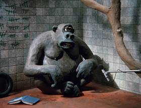 Screenshots from the 1989 Aardman cartoon Creature Comforts