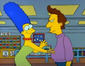 Screenshots from the 1990 Gracie Films cartoon Life on the Fast Lane