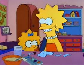 Screenshots from the 1990 Gracie Films cartoon Bart vs. Thanksgiving