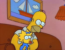 Screenshots from the 1990 Gracie Films cartoon Bart vs. Thanksgiving