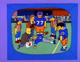 Screenshots from the 1990 Gracie Films cartoon Bart vs. Thanksgiving