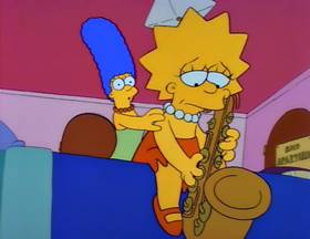 Screenshots from the 1990 Gracie Films cartoon Bart vs. Thanksgiving