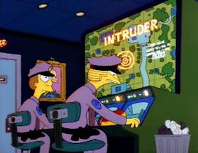 Screenshots from the 1990 Gracie Films cartoon Bart vs. Thanksgiving