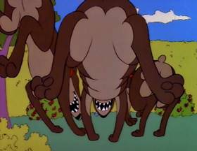 Screenshots from the 1990 Gracie Films cartoon Bart vs. Thanksgiving