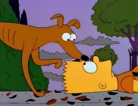 Screenshots from the 1990 Gracie Films cartoon Bart vs. Thanksgiving