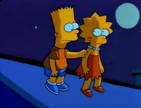 Screenshots from the 1990 Gracie Films cartoon Bart vs. Thanksgiving