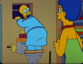 Screenshots from the 1990 Gracie Films cartoon Bart vs. Thanksgiving