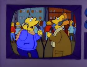 Screenshots from the 1990 Gracie Films cartoon Bart vs. Thanksgiving