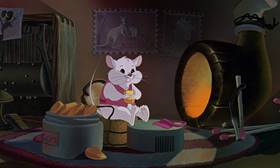 Screenshots from the 1990 Disney cartoon The Rescuers Down Under