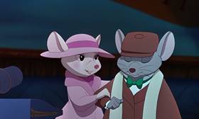 Screenshots from the 1990 Disney cartoon The Rescuers Down Under