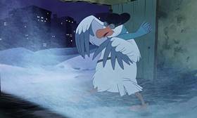 Screenshots from the 1990 Disney cartoon The Rescuers Down Under