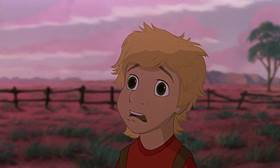 Screenshots from the 1990 Disney cartoon The Rescuers Down Under