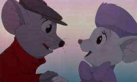 Screenshots from the 1990 Disney cartoon The Rescuers Down Under