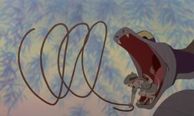 Screenshots from the 1990 Disney cartoon The Rescuers Down Under