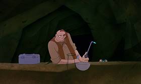 Screenshots from the 1990 Disney cartoon The Rescuers Down Under