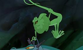 Screenshots from the 1990 Disney cartoon The Rescuers Down Under