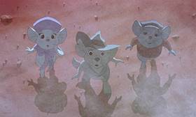 Screenshots from the 1990 Disney cartoon The Rescuers Down Under
