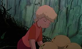 Screenshots from the 1990 Disney cartoon The Rescuers Down Under