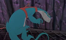 Screenshots from the 1990 Disney cartoon The Rescuers Down Under