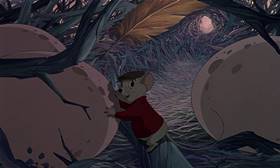 Screenshots from the 1990 Disney cartoon The Rescuers Down Under