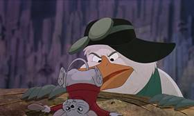 Screenshots from the 1990 Disney cartoon The Rescuers Down Under