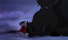 Screenshots from the 1990 Disney cartoon The Rescuers Down Under