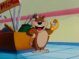 Screenshots from the 1990 Hanna-Barbera cartoon Flippin