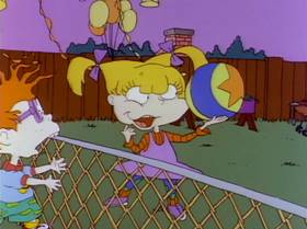 Screenshots from the 1991 Klasky Csupo cartoon Barbeque Story