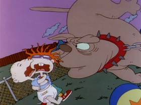 Screenshots from the 1991 Klasky Csupo cartoon Barbeque Story